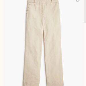 J.CREW Wide Leg Corduroy Pants Cream Ecru Preppy Minimalist